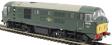 Class 21 D6116 in BR green with small yellow panels - DCC fitted