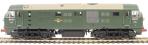 Class 21 D6111 in BR green with small yellow panels