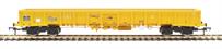 JNA 'Falcon' bogie ballast wagon in Network Rail yellow - NLU29015