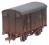 10-ton box van in SR brown - 44645 - weathered