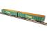 MJA mineral & aggregates twin bogie box wagon in Freightliner green livery - 502017 & 502018 - pack of 2