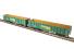 MJA mineral & aggregates twin bogie box wagon in Freightliner green livery - 502021 & 502022 - pack of 2
