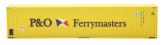 45ft curtain-sided containers "P&O Ferrymasters & Samskip" - 007303-8 & 798868-0 - pack of 2