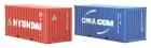 20ft containers "CMA CGM & Hyundai" - pack of 2