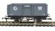 16-ton steel mineral wagon in GWR grey - 18623