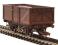 16-ton steel mineral wagon in BR bauxite - M620650 - weathered