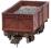 16-ton steel mineral wagon in BR bauxite - M620525 - weathered