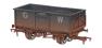 16-ton steel mineral wagon in GWR grey - 18622 - weathered