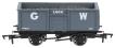 16-ton steel mineral wagon in GWR grey - 18625