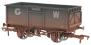 16-ton steel mineral wagon in GWR grey - 18625 - weathered