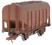 4-wheel bulk grain hopper in LMS bauxite - 701245 - weathered