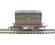 Conflat wagon with container GWR "Furniture Removal Service" brown - 39024 - weathered