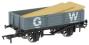 4-plank open wagon in GWR grey with wooden plank load - 45550