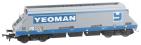 JHA 102 tonne aggregate hopper wagon (outer) in Foster Yeoman livery - 19302