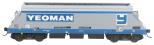 JHA 102 tonne aggregate hopper wagon (inner) in Foster Yeoman livery - 19325