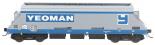 JHA 102 tonne aggregate hopper wagon (inner) in Foster Yeoman livery - 19325