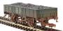 Grampus engineers open wagon in Taunton Concrete green - DB986705 - weathered