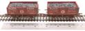 7-plank open wagons "Black Park Collieries, Ruabon & Chirk" - 328 & 2026 - weathered - pack of 2