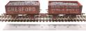 7-plank open wagons "Buckley Junction & Gresford, Wrexham" - 22 & 222 - weathered - pack of 2