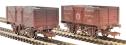 7-plank open wagons "Black Park, Ruabon & Chirk" - 330 & 2032 - weathered - pack of 2