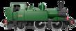 14XX Class 0-4-2 1405 BR Black Early Crest Steam Locomotive - DCC Fitted