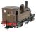 LSWR Class B4 0-4-0T 89 "Trouville" in Southampton Docks brown - Digital Fitted