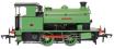 Hawthorn Leslie 0-4-0ST "Faraday" in plain green - Digital sound fitted
