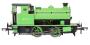 Hawthorn Leslie 0-4-0ST 13 in Newcastle Electric Supply lined green with yellow chevrons - Digital fitted