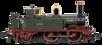 GWR 517 Class 0-4-2 202 Lined G.W Green Red Frames Steam Locomotive - DCC Sound