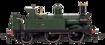GWR 517 Class 0-4-2 1158 G.W. Green Steam Locomotive - DCC Sound