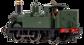 GWR 517 Class 0-4-2 1158 G.W. Green Steam Locomotive - DCC Sound
