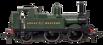 GWR 517 Class 0-4-2 523 G.W. Green Great Western Steam Locomotive - DCC Sound