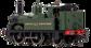 GWR 517 Class 0-4-2 523 G.W. Green Great Western Steam Locomotive