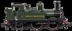 GWR 517 Class 0-4-2 1159 G.W. Green Great Western Steam Locomotive - DCC Sound