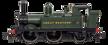 GWR 517 Class 0-4-2 1159 G.W. Green Great Western Steam Locomotive - DCC Sound