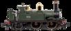 GWR 517 Class 0-4-2 539 Lined G.W. Green Black Frames Steam Locomotive - DCC Fitted