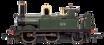 GWR 517 Class 0-4-2 539 Lined G.W. Green Black Frames Steam Locomotive