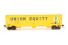 3-bay Thrall covered hopper of Union Equity - yellow & black & white & green 60655