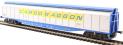 Cargowaggon bogie ferry van in silver and blue - 2797 595