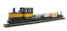 Loco and 10 wagon set - 2 tone dark. HO Scale but runs on N gauge track