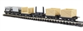 Loco and 10 wagon set - 2 tone dark. HO Scale but runs on N gauge track