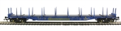 Cargowaggon IPE/IGE557 bogie flat 4747 028 in weathered Cargowaggon livery
