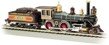 American 4-4-0 steam loco & tender in Union Pacific livery
