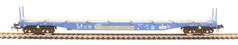 IGA Cargowaggon bogie flat in CARGOWAGGON blue with pipe load