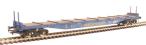 IGA Cargowaggon bogie flat in CARGOWAGGON blue with pipe load - weathered