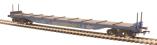 IGA Cargowaggon bogie flat in CARGOWAGGON blue with timber load - weathered