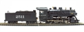 Baldwin 2-8-0 Consolidation Locomotive - DCC On Board Santa Fe #2511