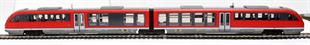 Class BR642 "Desiro" DMU of the German DBAG in red and beige livery Epoch V 