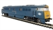 Class 52 diesel D1073 "Western Bulwark" in BR blue with full yellow ends