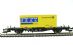 Container Wagon with 'Deutsche Post' Container of the German DB AG Epoch V